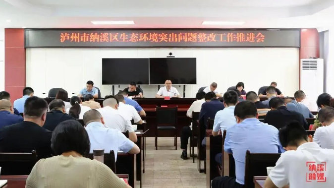 【区县长抓环保】纳溪区长袁维荣：全力推动各项生态环境保护工作任务逗硬落实